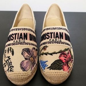 Dior Granville floral shoe. Size 8 in womens